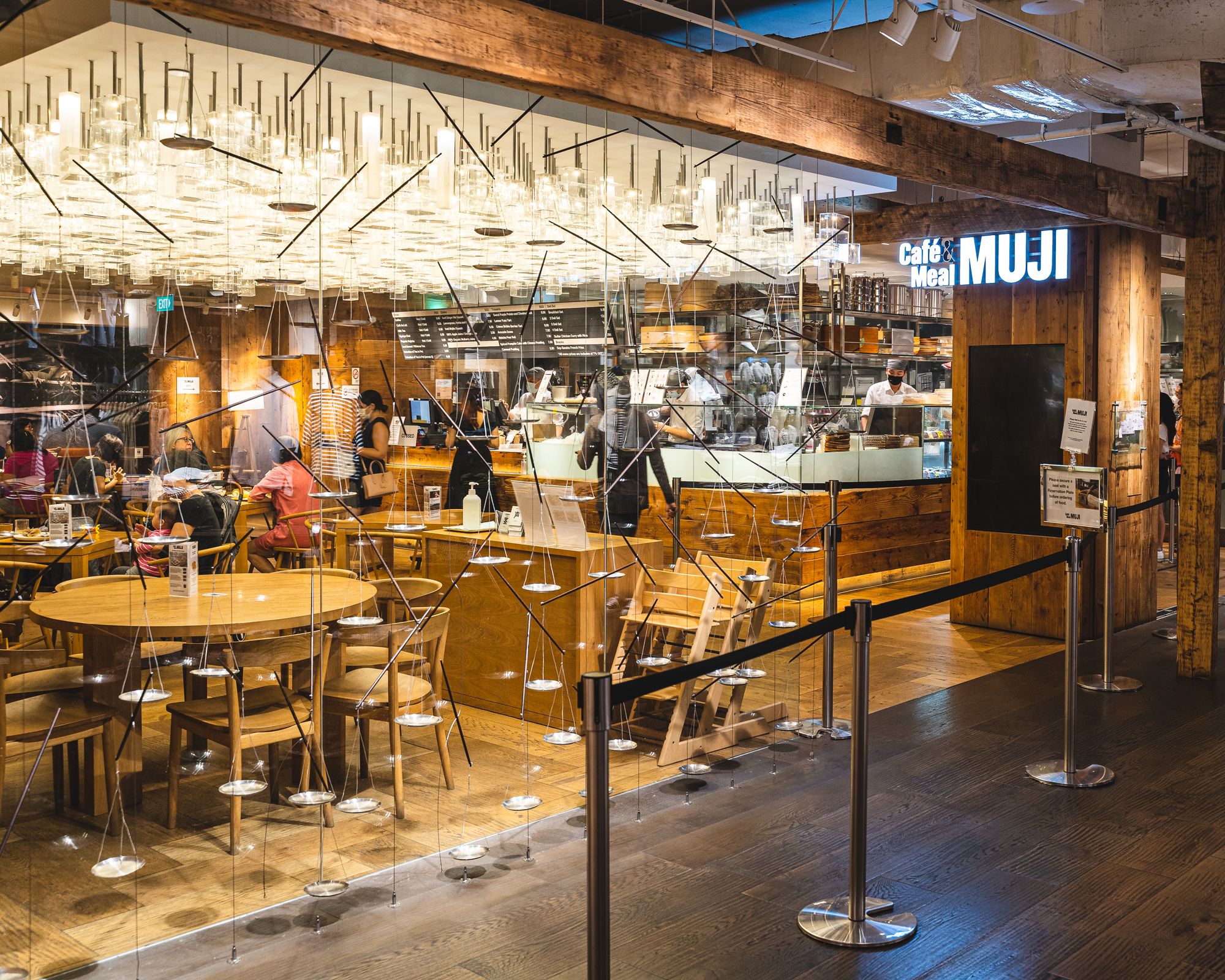 Wide shot of Cafe&Meal Muji interior