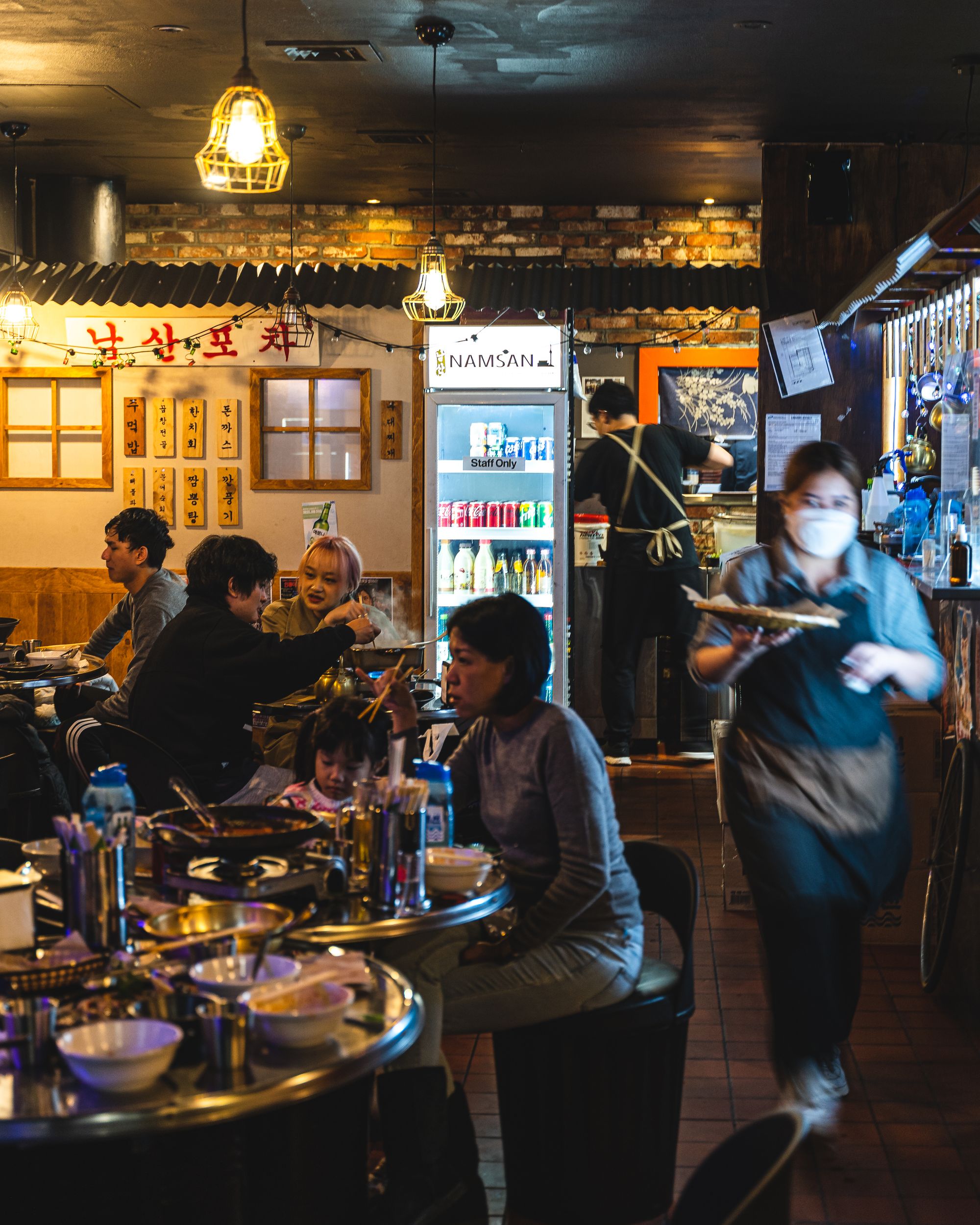 Bustling interior of Namsan