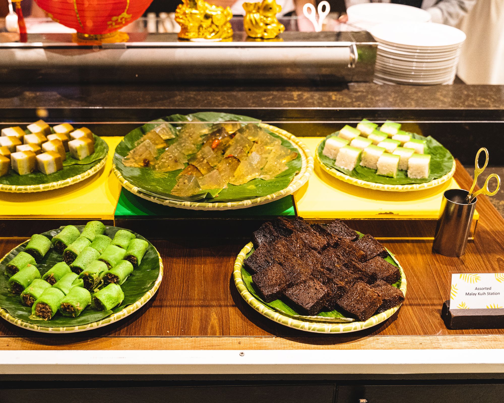 A selection of Malay kuih