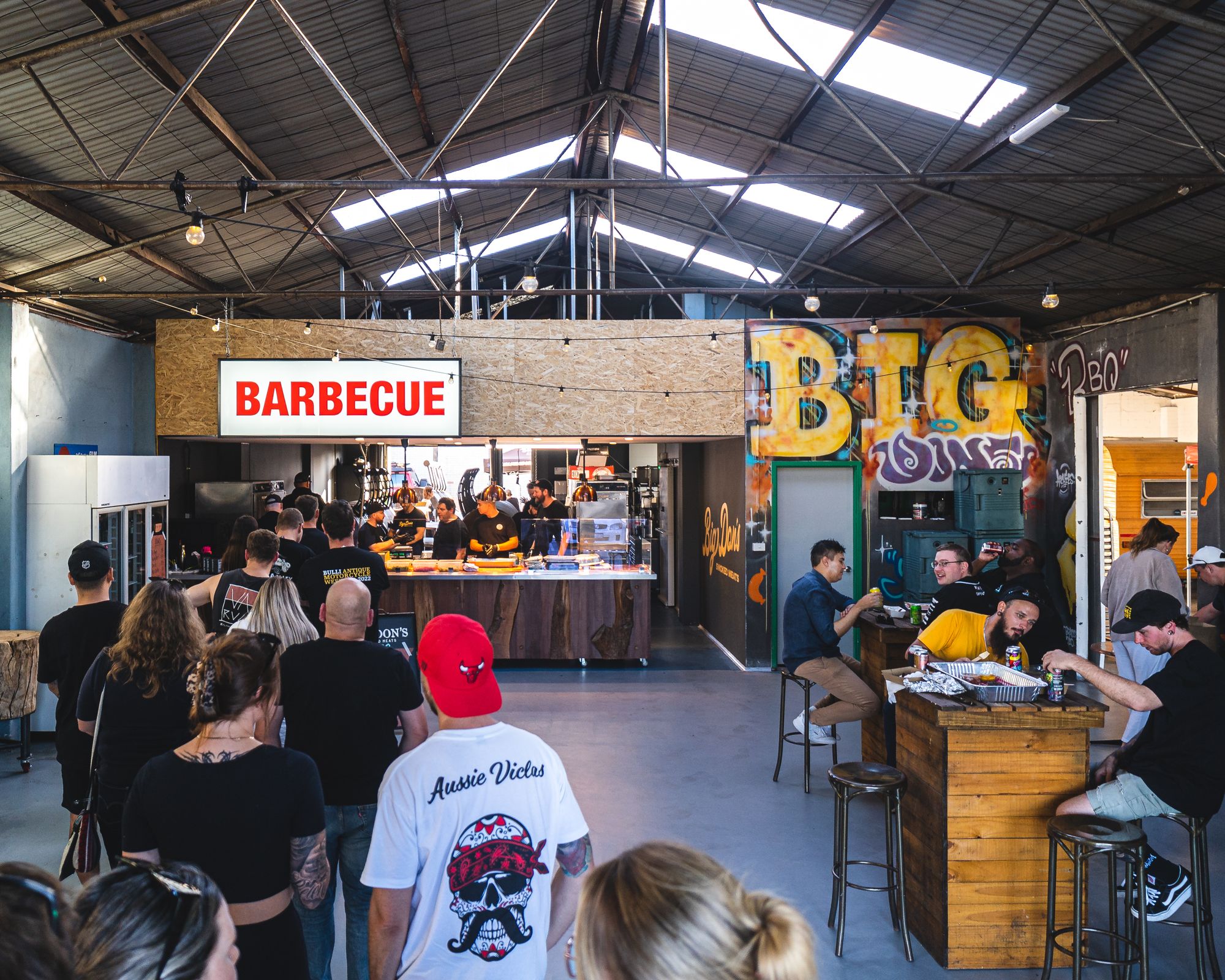 Interior of Big Don's Smoked Meats' venue