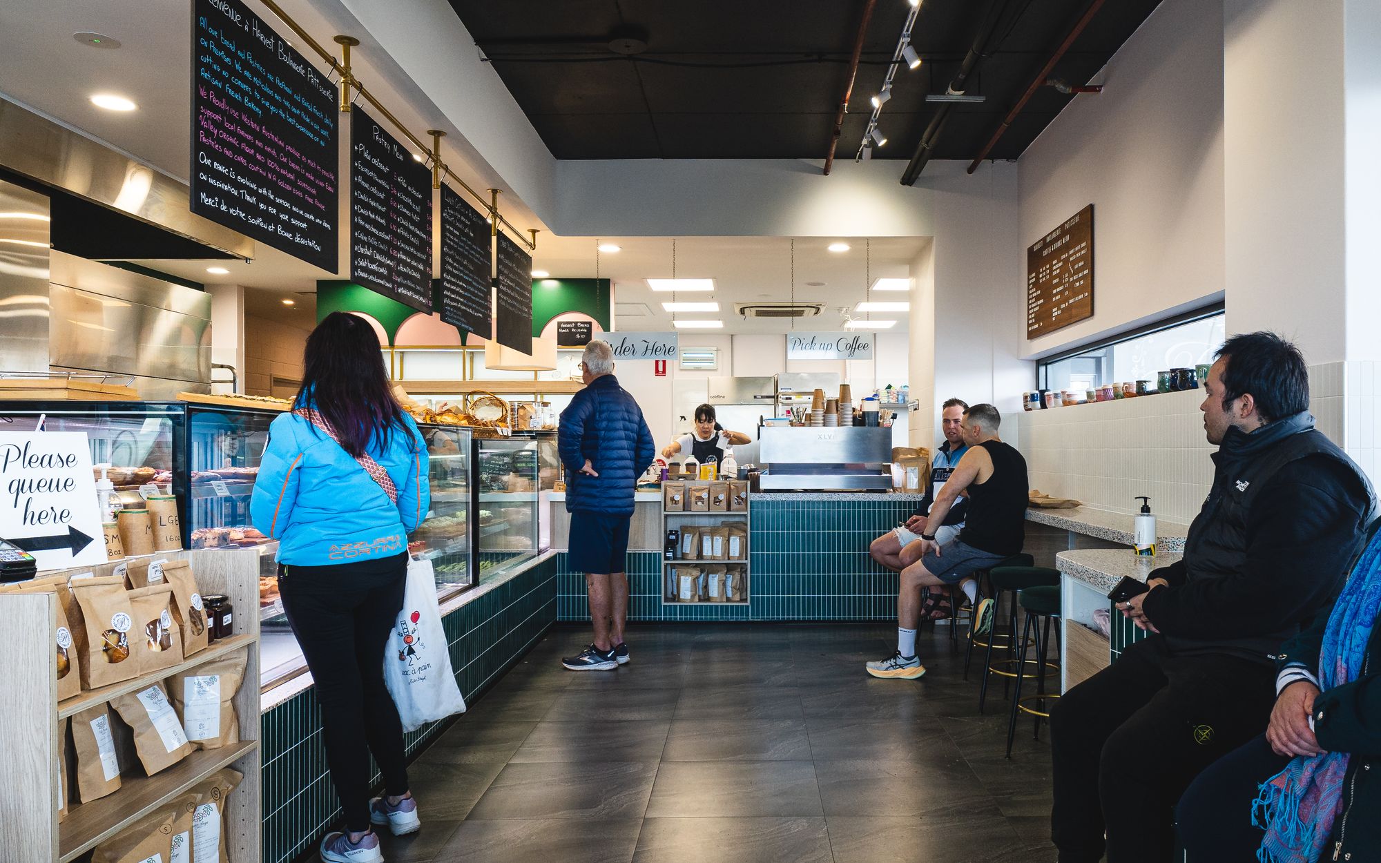 Interior shot of Harvest Boulangerie