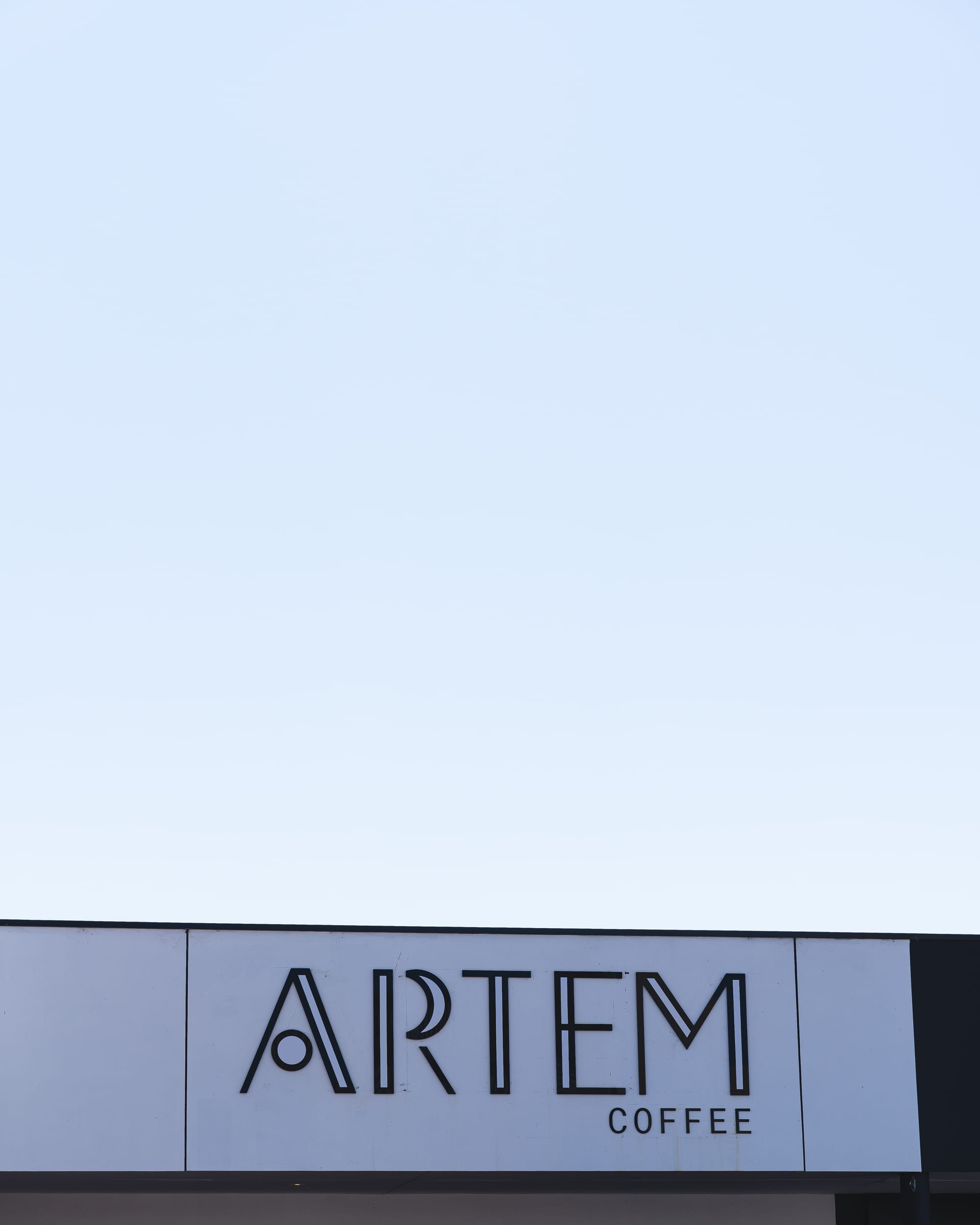 Artem Coffee signage